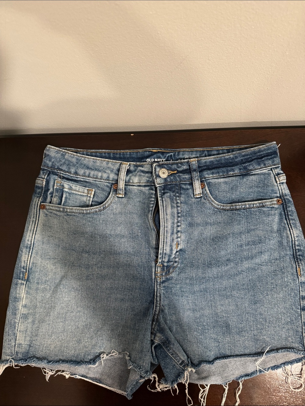 Old Navy Light Blue Denim Cutoff Shorts